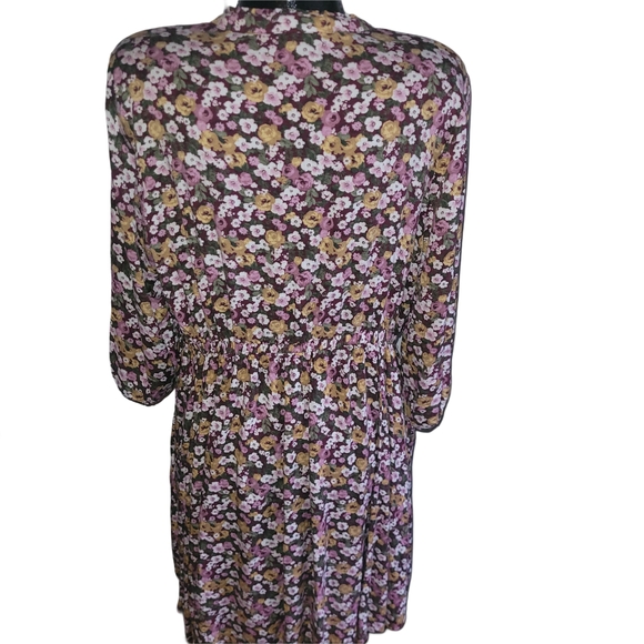 Torrid Mini Stretch Front Keyhole Floral Print Dress Size 1X - Picture 6 of 7